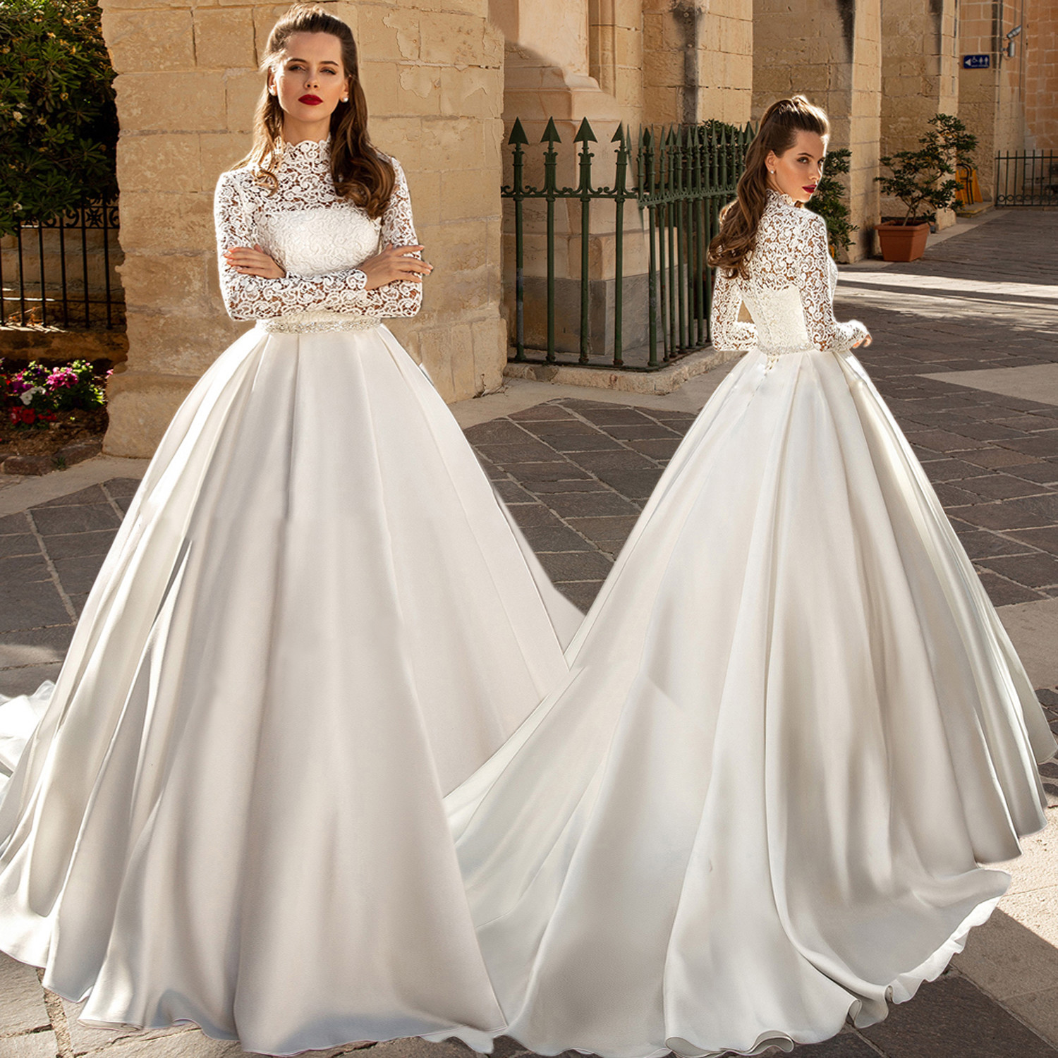 2021 New Wedding Bow Tie Dress Court Train Gloves of the Modest Neck 6LGS, White
2021 New Wedding Bow Tie Dress Court Train Gloves of the Modest Neck 6LGS, White