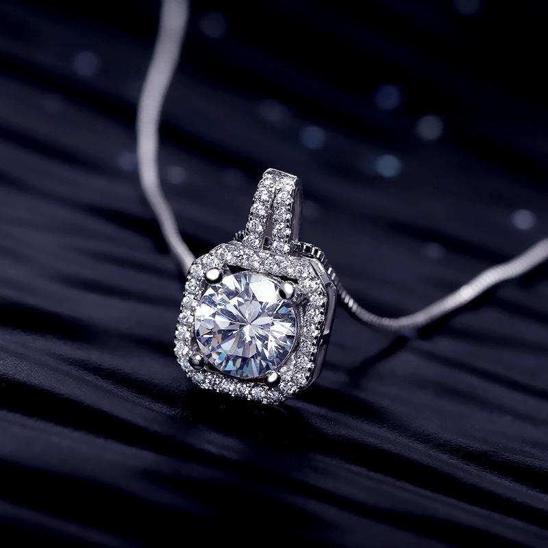 Luxury Cubic Zirconia Rhinestone Pendant Womens Necklaces With Silver Color Colar Necklace Wedding Bridal Jewelry
Luxury Cubic Zirconia Rhinestone Pendant Womens Necklaces With Silver Color Colar Necklace Wedding Bridal Jewelry