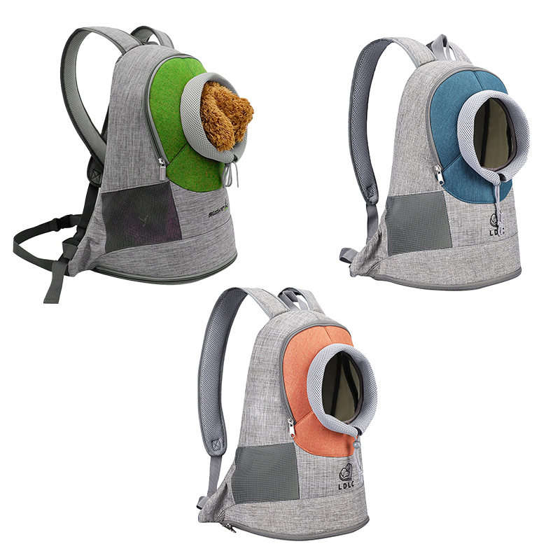 Shoulder Portable Pet Puppy Travel Backpack Dog Front Breathable Mesh Bags Cat Chest bag LJ201201