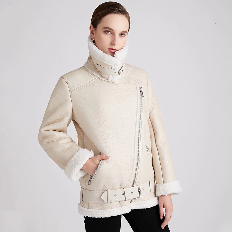2021 New Feminine Lambs Wool Fur Collar with Warm Beige Outerwear Leather Jacket Counterfeit Outwear 8O5S, Pmyt-brown
2021 New Feminine Lambs Wool Fur Collar with Warm Beige Outerwear Leather Jacket Counterfeit Outwear 8O5S, Pmyt-brown