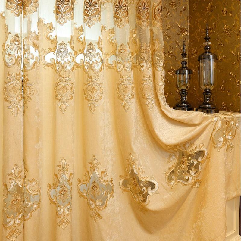 European Luxury Embroidered Hollow Curtain for Living Room Elgent Fabric for Bedroom French Windows Full Top Drape JK156Y, Tulle
European Luxury Embroidered Hollow Curtain for Living Room Elgent Fabric for Bedroom French Windows Full Top Drape JK156Y, Tulle