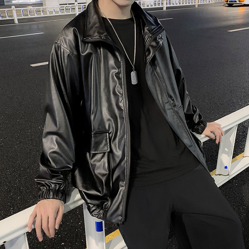 Men's Jackets 2021 Spring and Winter New Leather Plus Fat Size Jacket Young Clothes 99W4, Black
Men's Jackets 2021 Spring and Winter New Leather Plus Fat Size Jacket Young Clothes 99W4, Black