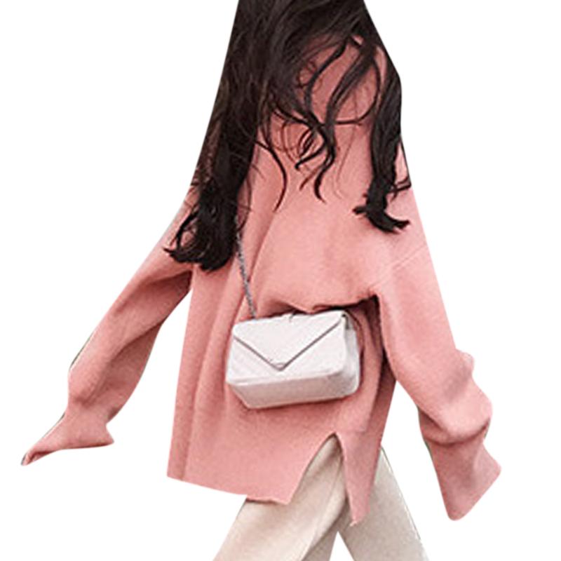 Split Solid Sweater Women Autumn O neck Long Sleeve Pullovers Knitted Top Female Sweaters Casual Loose Sweater Women Clothing, Pink
Split Solid Sweater Women Autumn O neck Long Sleeve Pullovers Knitted Top Female Sweaters Casual Loose Sweater Women Clothing, Pink