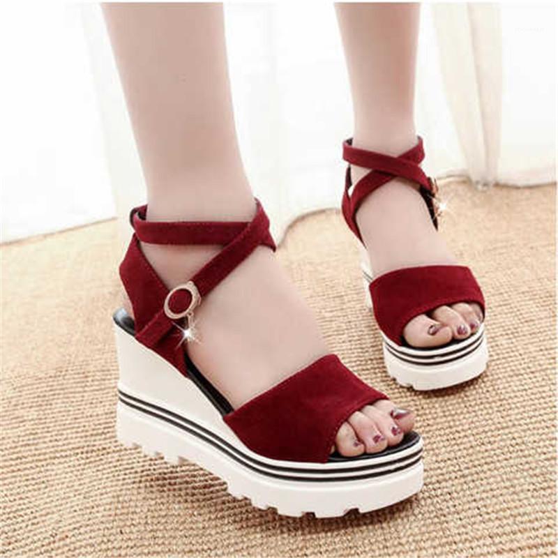 Peep Toe Wedges High heel Platform sandals women 2021 summer shoes woman Fashion Rhinestone Bling Buckle Strap female shoes1, Black suede
Peep Toe Wedges High heel Platform sandals women 2021 summer shoes woman Fashion Rhinestone Bling Buckle Strap female shoes1, Black suede