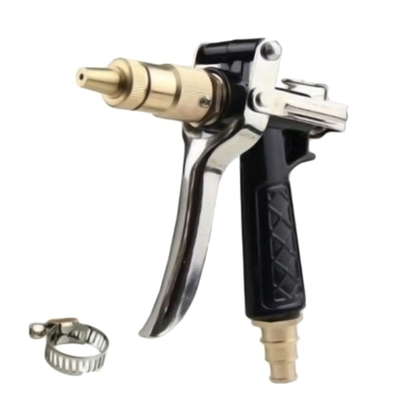 Metal Hose Nozzle High Pressure Garden Auto Car Washing Water Gun Sprayer Adjustable Hose Spray Nozzle Gun, Black
Metal Hose Nozzle High Pressure Garden Auto Car Washing Water Gun Sprayer Adjustable Hose Spray Nozzle Gun, Black