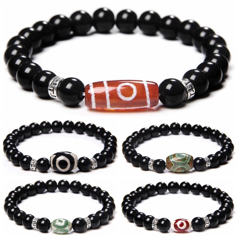 Tibetan Women Men Energy Green orange Three-eyed Natural Tibetan Dzi Agates Bracelets Buddha Healing Black Stone Wealth Bracelet
Tibetan Women Men Energy Green orange Three-eyed Natural Tibetan Dzi Agates Bracelets Buddha Healing Black Stone Wealth Bracelet