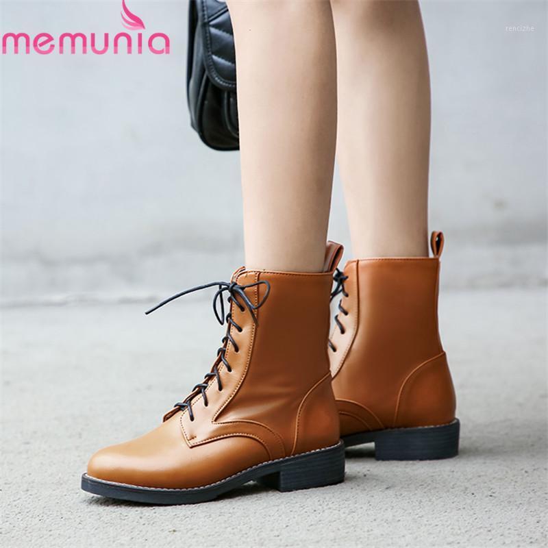 MEMUNIA 2020 new arrival women ankle boots lace up round toe square heels autumn boots comfortable fashion casual shoes woman1, Black
MEMUNIA 2020 new arrival women ankle boots lace up round toe square heels autumn boots comfortable fashion casual shoes woman1, Black