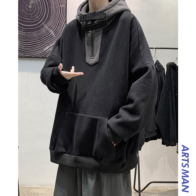 2021 Thick Turtlenecks, Young Boys Fall and New Winter in the Hip Hood, Black Jacket, Thicker Velvet. 0CIA
2021 Thick Turtlenecks, Young Boys Fall and New Winter in the Hip Hood, Black Jacket, Thicker Velvet. 0CIA