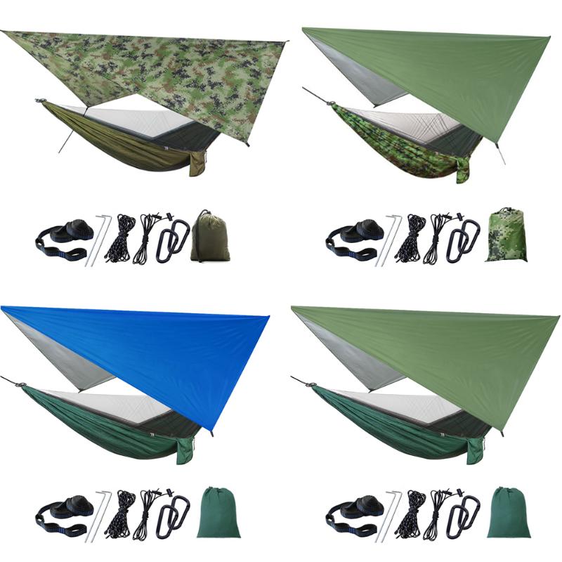 Portable Outdoor Camping Hammock with Waterproof Mosquito Net Awning Canopy Set Automatic Quick Open High Strength Hanging Bed
Portable Outdoor Camping Hammock with Waterproof Mosquito Net Awning Canopy Set Automatic Quick Open High Strength Hanging Bed