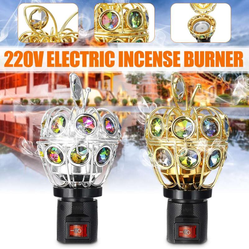 220V Electric Incense Burner Hollowed Essential Oil Lamp Burner Floral Decorated Desk Lamp Home Decor EU UK Plug
220V Electric Incense Burner Hollowed Essential Oil Lamp Burner Floral Decorated Desk Lamp Home Decor EU UK Plug
