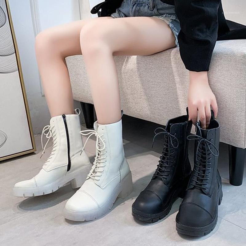 Star Style cross-tied round toe fashion botas british ankle riding booties trendy zipper thick high heels motorcycle boots 20201, Black
Star Style cross-tied round toe fashion botas british ankle riding booties trendy zipper thick high heels motorcycle boots 20201, Black