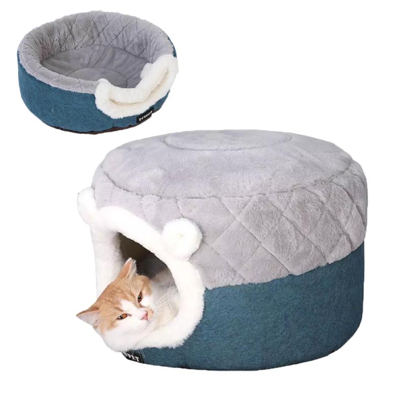Warm House For The Cat Soft Round Pet Cat Bed Washable Puppy Cushion Comfortable Nest Soothing Winter Bed Kitty Accessories
Warm House For The Cat Soft Round Pet Cat Bed Washable Puppy Cushion Comfortable Nest Soothing Winter Bed Kitty Accessories
