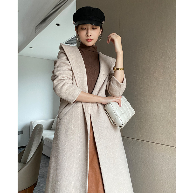 Wool Female Long Winter with Genuine Deployable Fox Skin Lininig Slimming Thickening Outerwear Streetwear 2kwk, Dark grey
Wool Female Long Winter with Genuine Deployable Fox Skin Lininig Slimming Thickening Outerwear Streetwear 2kwk, Dark grey
