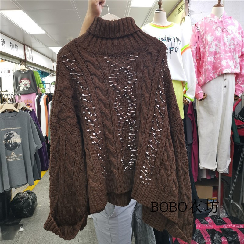 2021 Goth Style Autumn Black Sweaters for Women New Fashion Women's Nightgown K1AV, Brown
2021 Goth Style Autumn Black Sweaters for Women New Fashion Women's Nightgown K1AV, Brown