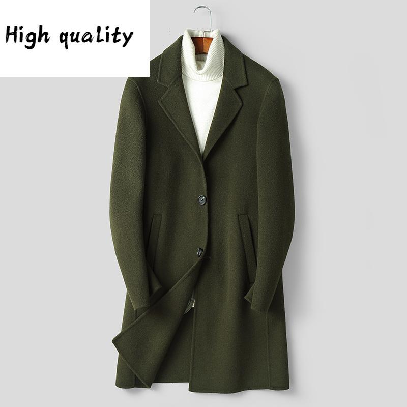 Autumn Spring 100% Wool Coat Men Long Jacket Korean Fashion Mens Coats and Jackets Erkek Mont 2020, Black
Autumn Spring 100% Wool Coat Men Long Jacket Korean Fashion Mens Coats and Jackets Erkek Mont 2020, Black