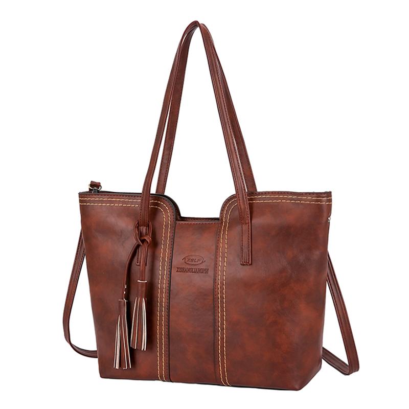 2021 Design Women Handbag Fashion Female Bag PU Leather Shoulder Bags Ladies High Capacity Vintage Messenger Bags, Black
2021 Design Women Handbag Fashion Female Bag PU Leather Shoulder Bags Ladies High Capacity Vintage Messenger Bags, Black