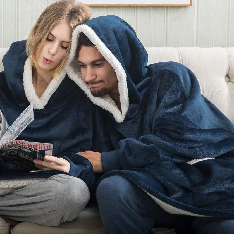 Women Hoodies Pocket TV Blanket with Sleeve Winter Hooded Blanket Sweatshirt Fleece Plush Warm Coral Fleece Moletom Feminino, Gray-hmy623
Women Hoodies Pocket TV Blanket with Sleeve Winter Hooded Blanket Sweatshirt Fleece Plush Warm Coral Fleece Moletom Feminino, Gray-hmy623