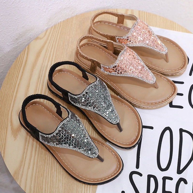 2019 Summer Women Sandals Flip Flops Bling Flat Young Ladies Beach Sandals Summer Women Shoes Sweet Soft Plus Size 42 A907 #k418, Beige
2019 Summer Women Sandals Flip Flops Bling Flat Young Ladies Beach Sandals Summer Women Shoes Sweet Soft Plus Size 42 A907 #k418, Beige