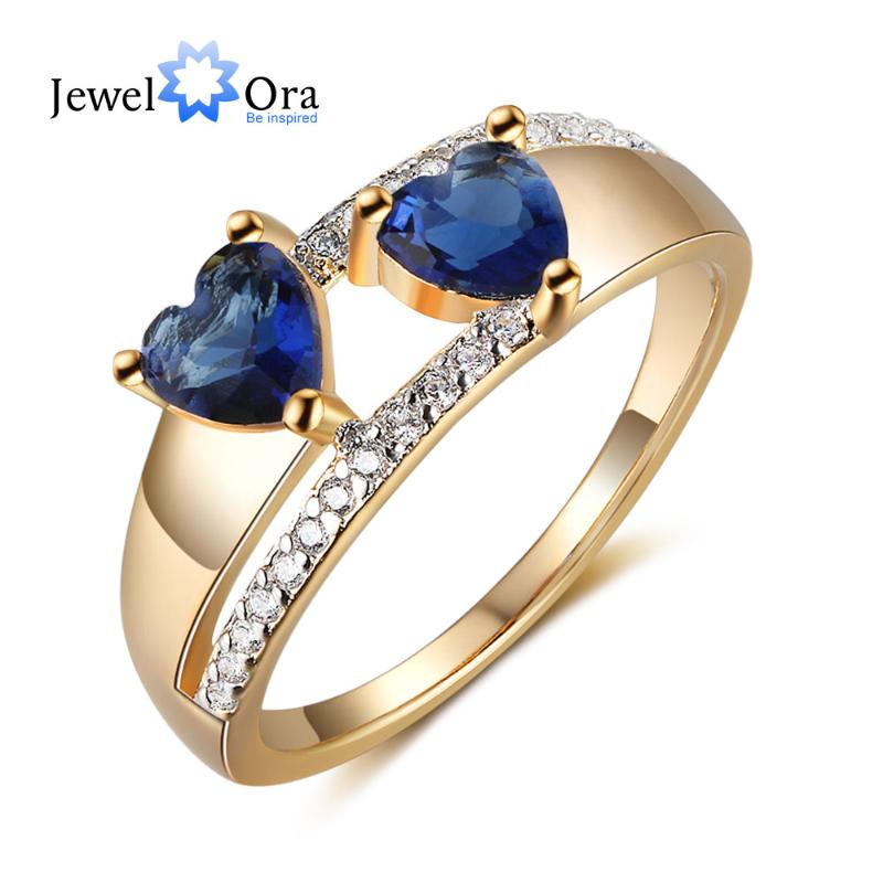 Fashion Copper Gold Rings Blue Heart Cubic Zirconia Trendy Classic Party Rings Jewelry For Women Lady (jewelora RI103484
Fashion Copper Gold Rings Blue Heart Cubic Zirconia Trendy Classic Party Rings Jewelry For Women Lady (jewelora RI103484