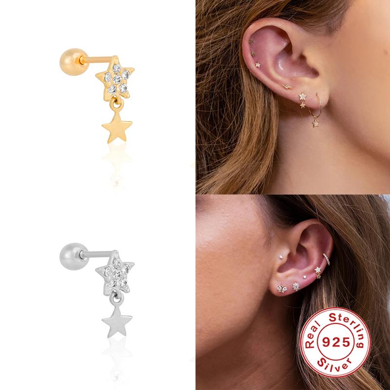 Aide 925 Sterling Silver Cat Claw Piercing Cartilage Stud Earrings With Diamonds For Women Girls Mini Cute Earrings Jewelry
Aide 925 Sterling Silver Cat Claw Piercing Cartilage Stud Earrings With Diamonds For Women Girls Mini Cute Earrings Jewelry