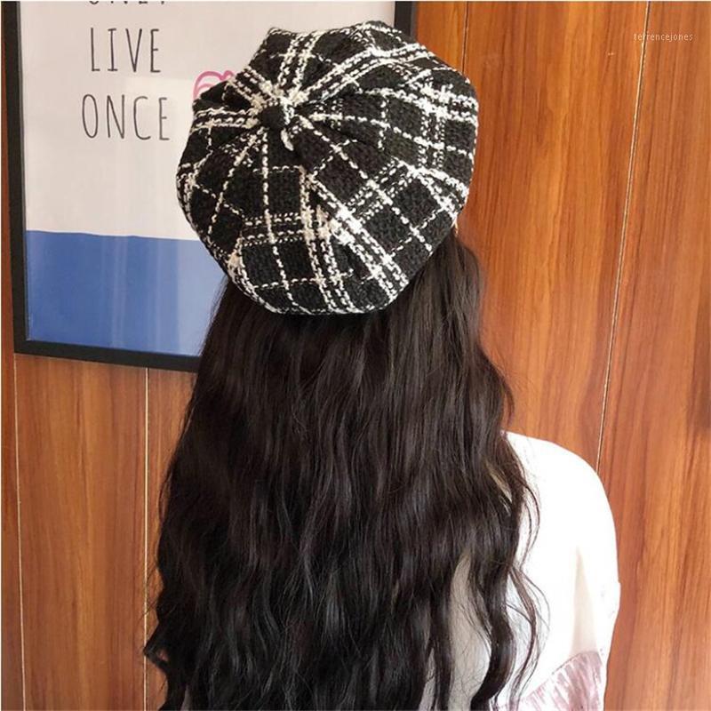 Berets Tweed Plaid Beret Hats For Women Fall Winter French Fashion Female Adjustable Tartan Cap Octagonal Casual Boina1, White
Berets Tweed Plaid Beret Hats For Women Fall Winter French Fashion Female Adjustable Tartan Cap Octagonal Casual Boina1, White