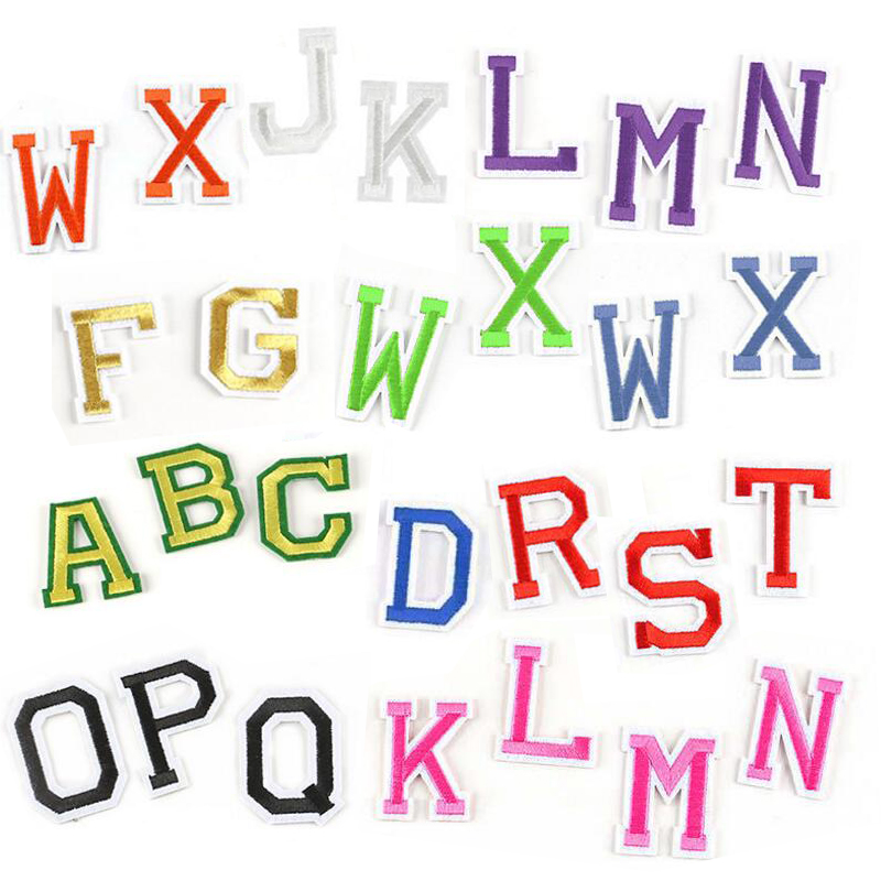 A-Z English Alphabet Letter Embroidered Iron On Patch Badge Paste For Clothes Bag Pant Sewing For Clothing, Black
A-Z English Alphabet Letter Embroidered Iron On Patch Badge Paste For Clothes Bag Pant Sewing For Clothing, Black