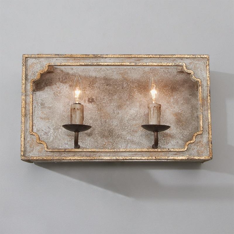 French country wall lamp personalized old wooden frame washed gray gold frame corridor aisle homestay hall wall lamp
French country wall lamp personalized old wooden frame washed gray gold frame corridor aisle homestay hall wall lamp
