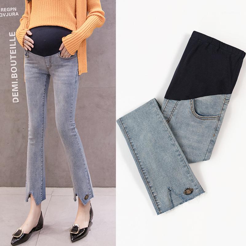 622# Maternity pants Spring Autumn Embroidery Maternity Jeans Belly Support Pants Elastic Waist Trousers1, Blue
622# Maternity pants Spring Autumn Embroidery Maternity Jeans Belly Support Pants Elastic Waist Trousers1, Blue