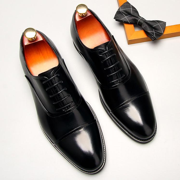 All Season Men Pointed Toes Genuine Leather Basic Leather Dress Shoes Men Handmade Breathable Business Dress Shoe Fress Shipping1, As pic
All Season Men Pointed Toes Genuine Leather Basic Leather Dress Shoes Men Handmade Breathable Business Dress Shoe Fress Shipping1, As pic