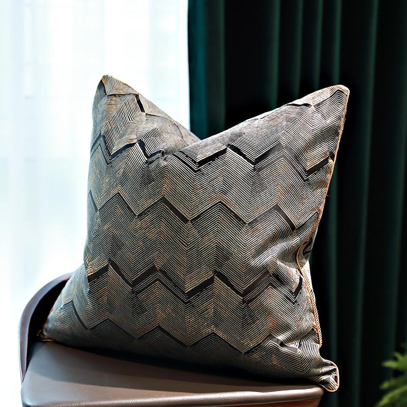 DUNXDECO Cushion Cover Decorative Pillow Case Modern Luxury Golden Black Wave Geometric Jacquard Coussin Sofa Chair Bedding
DUNXDECO Cushion Cover Decorative Pillow Case Modern Luxury Golden Black Wave Geometric Jacquard Coussin Sofa Chair Bedding