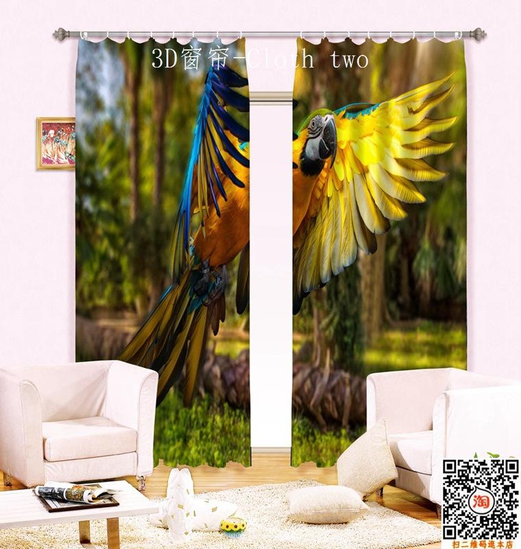 The New High-grade Global Limited Jungle Parrot To Create 3D Blackout Curtains Finished Decorative Livng Room Curtains, Green
The New High-grade Global Limited Jungle Parrot To Create 3D Blackout Curtains Finished Decorative Livng Room Curtains, Green