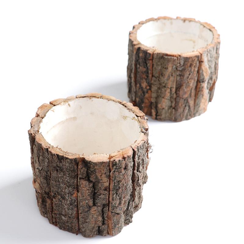 Gift Flower Box Round Table Decorative Plant Pot Style Wooden Home Decor Flower Pot Fake Tree Bark Succulent Plants Container
Gift Flower Box Round Table Decorative Plant Pot Style Wooden Home Decor Flower Pot Fake Tree Bark Succulent Plants Container