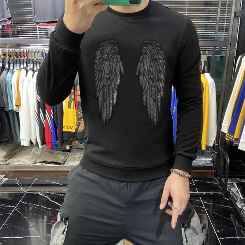 Rhinestone Sweatshirt 2021 Hip Hop Autumn Winter Men Hoodie Warm Fleece Casual New Sportswear 88bx, White
Rhinestone Sweatshirt 2021 Hip Hop Autumn Winter Men Hoodie Warm Fleece Casual New Sportswear 88bx, White