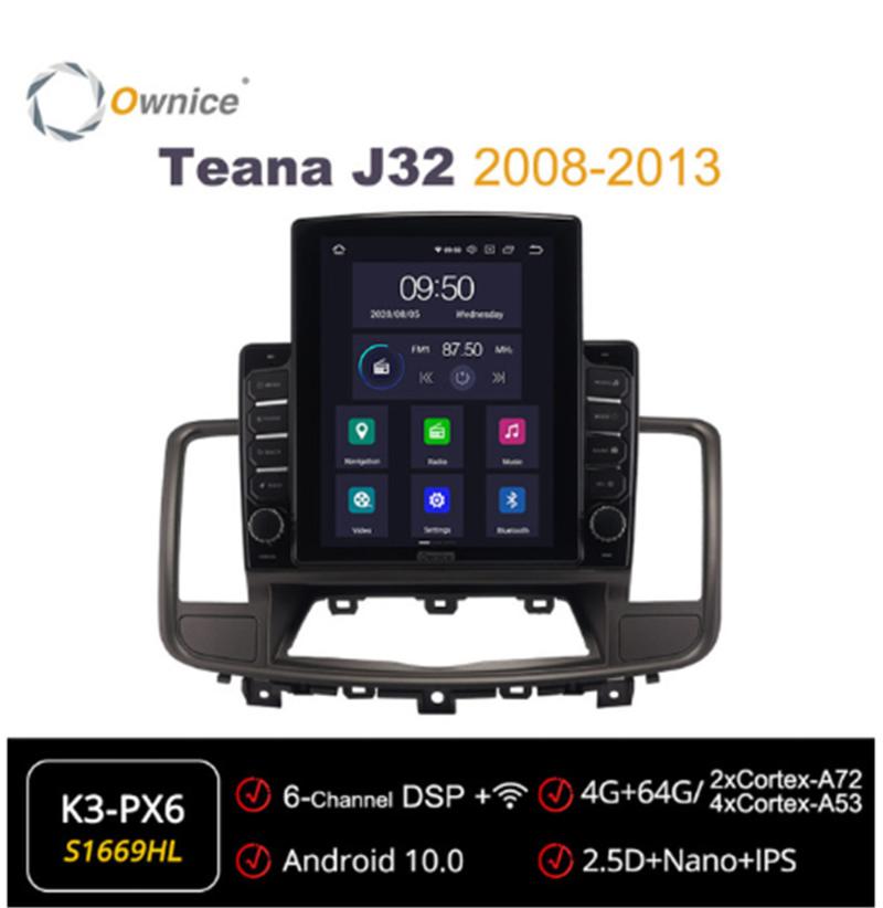 Ownice Android 10.0 Octa 8 Core Car Radio forNissan Teana J32 2008 - 2013 GPS Multimedia Stereo PlayerTesla Style
Ownice Android 10.0 Octa 8 Core Car Radio forNissan Teana J32 2008 - 2013 GPS Multimedia Stereo PlayerTesla Style