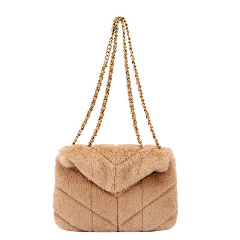 Elegant Female Flap Crossbody bag 2021 Winter New High-quality Soft Plush Women's Designer Handbag Chain Shoulder Messenger Bag, Black
Elegant Female Flap Crossbody bag 2021 Winter New High-quality Soft Plush Women's Designer Handbag Chain Shoulder Messenger Bag, Black