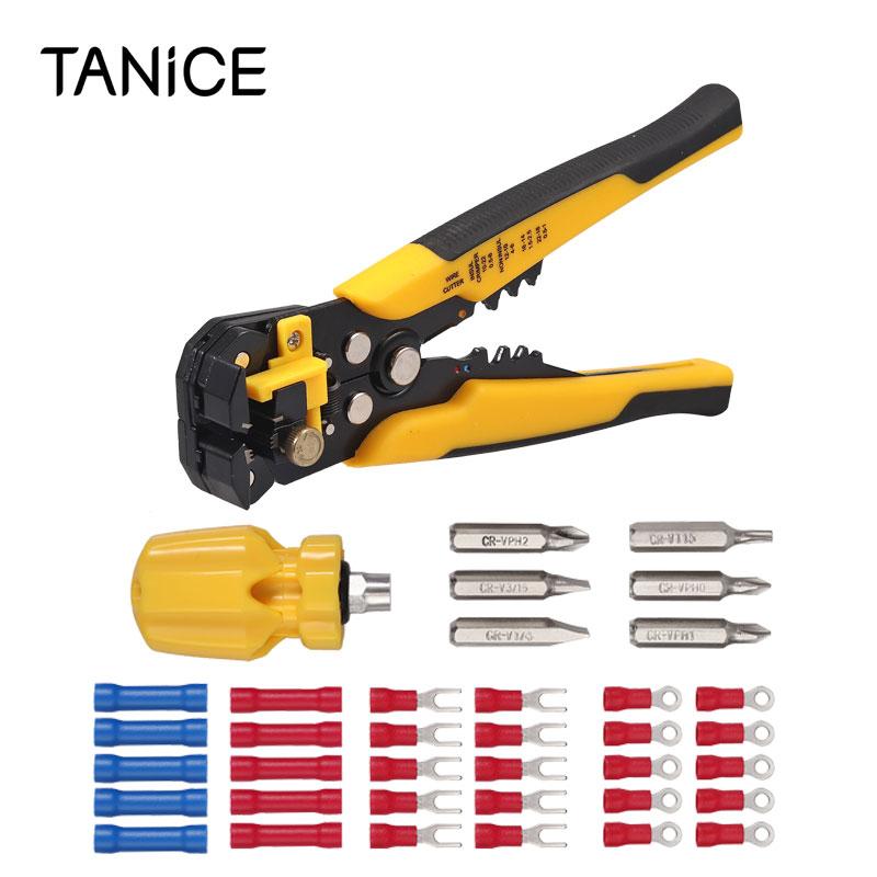 TANiCE Automatic Wire Stripper Diameter AWG10-24 Wire Pliers Set 6 In 1 Multi-function Screwdriver Mini Hand Repair Tools
TANiCE Automatic Wire Stripper Diameter AWG10-24 Wire Pliers Set 6 In 1 Multi-function Screwdriver Mini Hand Repair Tools