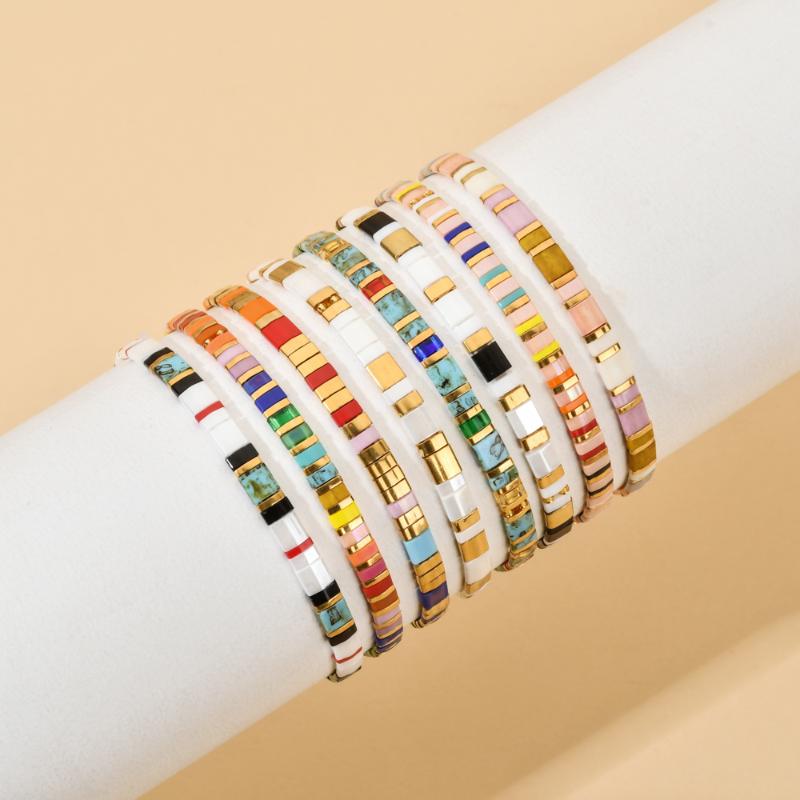 ZMZY Random Mixed Color Boho Tila Beads Miyuki Bracelet For Women Handmade Pulseiras Femme Friendship Gift Jewellery Wholesale
ZMZY Random Mixed Color Boho Tila Beads Miyuki Bracelet For Women Handmade Pulseiras Femme Friendship Gift Jewellery Wholesale