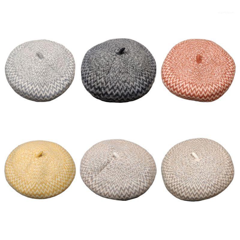 Womens Vintage French Faux Wool Beret Hat Contrast Color Geometric Wavy Stripes Print Winter Autumn Warm Artist Painter Cap 517D1, Khaki
Womens Vintage French Faux Wool Beret Hat Contrast Color Geometric Wavy Stripes Print Winter Autumn Warm Artist Painter Cap 517D1, Khaki