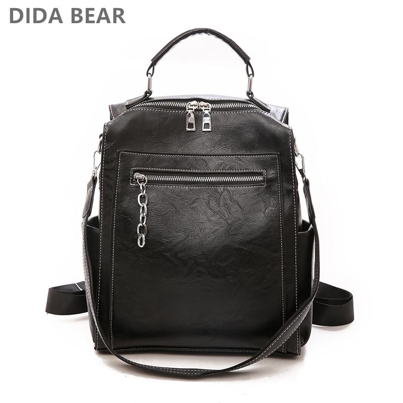 Backpack Style Women's Fashion Women Leather Backpacks Black Bolsas Mochila Feminina School Bag For Teenage Girls Lady Travel Bags
Backpack Style Women's Fashion Women Leather Backpacks Black Bolsas Mochila Feminina School Bag For Teenage Girls Lady Travel Bags