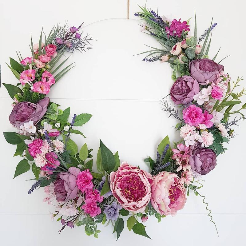 DIY Metal Garland Rattan Door Hanging Pink Purple Wreath Artificial Flowers Wedding Birthday Party Decoration Handmade Supplies, 3pcs 066 fuchsia
DIY Metal Garland Rattan Door Hanging Pink Purple Wreath Artificial Flowers Wedding Birthday Party Decoration Handmade Supplies, 3pcs 066 fuchsia