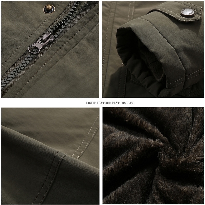 Winter Men Jackets Letter Thick Parkas Casual Warm Hooded Coat Outdoor Military Waterproof Windbreaker Zipper Parka 201128