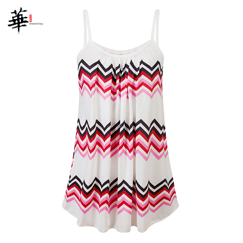 Oriental Enjoy Plus Size 6XL Women Summer Printed Casual Camisoles Pleated Big-swing 25 Variants Sexy Tops Womens Tank Top Y200701, Style 2
Oriental Enjoy Plus Size 6XL Women Summer Printed Casual Camisoles Pleated Big-swing 25 Variants Sexy Tops Womens Tank Top Y200701, Style 2