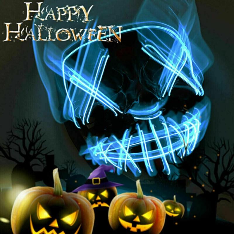New Led Mask Halloween Party Masque Masquerade Masks Neon Light Glow In The Dark Mascara Horror Glowing Masker Dropshipping
New Led Mask Halloween Party Masque Masquerade Masks Neon Light Glow In The Dark Mascara Horror Glowing Masker Dropshipping