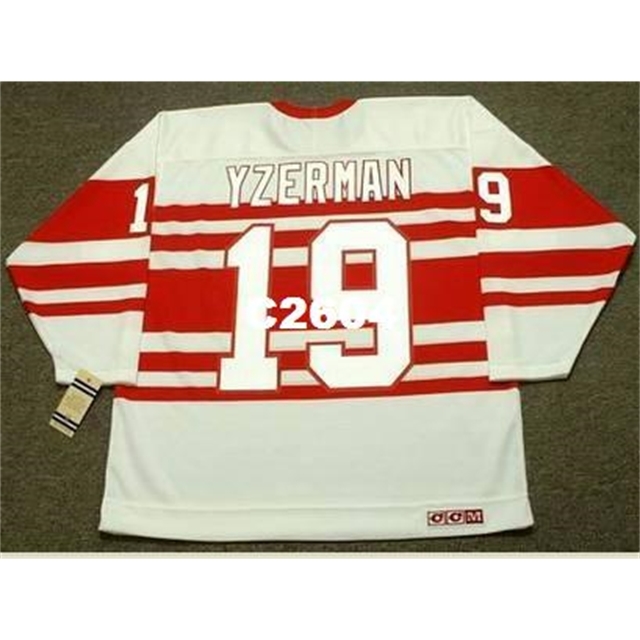 Men #19 STEVE YZERMAN Detroit Red Wings CCM Vintage RETRO Hockey Jersey or custom any name or number retro Jersey, Black
Men #19 STEVE YZERMAN Detroit Red Wings CCM Vintage RETRO Hockey Jersey or custom any name or number retro Jersey, Black