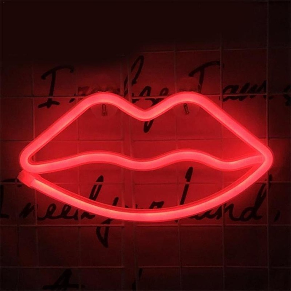 Decorative light neon lip sign LED night lights bedroom decoration birthday wedding party house wall decor valentines day gift
Decorative light neon lip sign LED night lights bedroom decoration birthday wedding party house wall decor valentines day gift