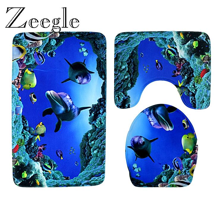 3D Sea World Printed Dolphin Bath Mat Absorbent Bathroom Floor Mat Toilet Carpet Non-Slip Shower Floor Rugs
3D Sea World Printed Dolphin Bath Mat Absorbent Bathroom Floor Mat Toilet Carpet Non-Slip Shower Floor Rugs