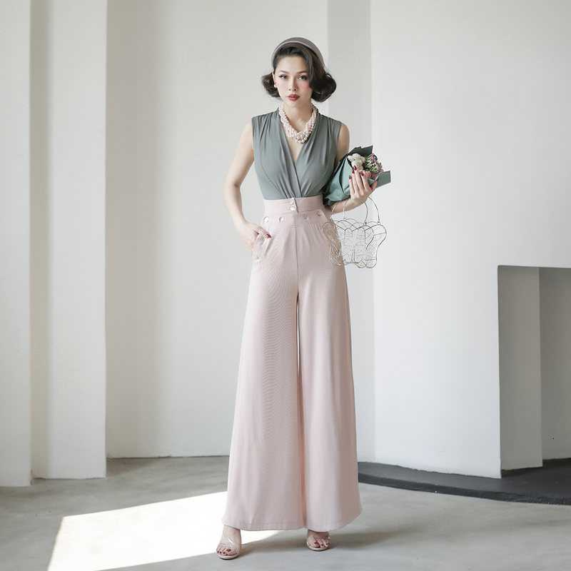 2021 New Le Palais Vintage Navy-style Jeans, , Pink, Drape, High Waist, Wide Leg, Full Length, Elegant QCHA
2021 New Le Palais Vintage Navy-style Jeans, , Pink, Drape, High Waist, Wide Leg, Full Length, Elegant QCHA