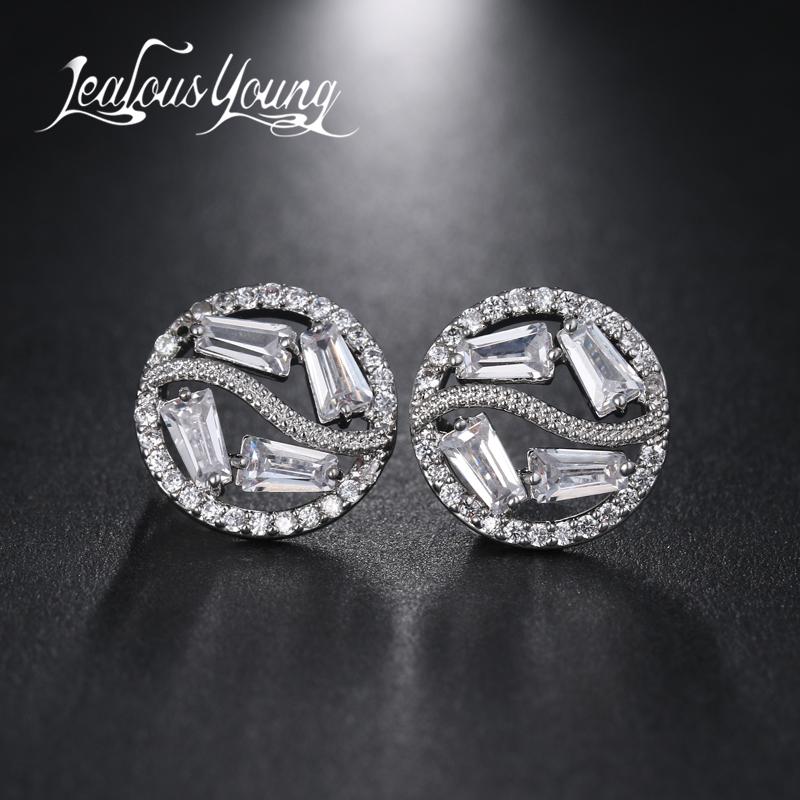 2021 Luxury Round Stud Earrings Hallow Square Cubic Zirconia Earings Studs For Women Bridal Fashion Jewelry Brincos AE456
2021 Luxury Round Stud Earrings Hallow Square Cubic Zirconia Earings Studs For Women Bridal Fashion Jewelry Brincos AE456