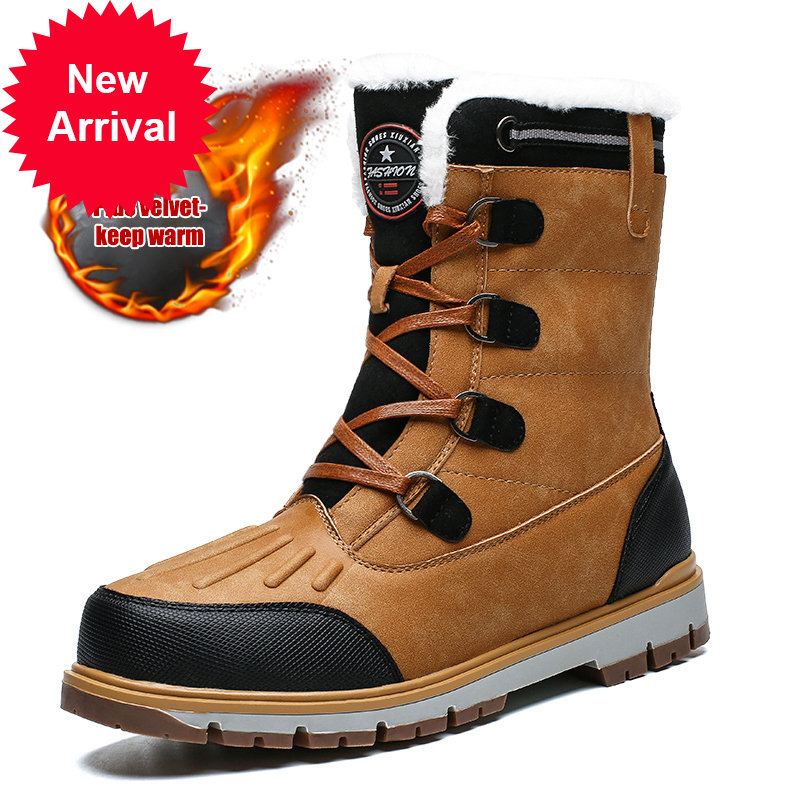 2020 Winter with skin snowboots for men ankle-30 degrees celsius warm boots casual adult quality dwaterproof water men's shoes, Grey
2020 Winter with skin snowboots for men ankle-30 degrees celsius warm boots casual adult quality dwaterproof water men's shoes, Grey