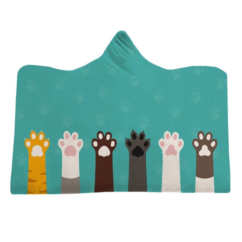 Large Size Cartoon Cat Printed Hooded Blanket Winter Warm Flannel Hoodie Clock Blanket Baby Kid Adult Sofa
Large Size Cartoon Cat Printed Hooded Blanket Winter Warm Flannel Hoodie Clock Blanket Baby Kid Adult Sofa